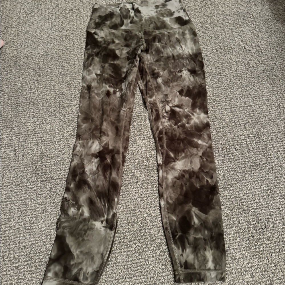 lululemon athletica Marble Green Leggings